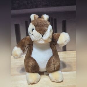 Brown and White Plush Squirrel Toy Steven Smith